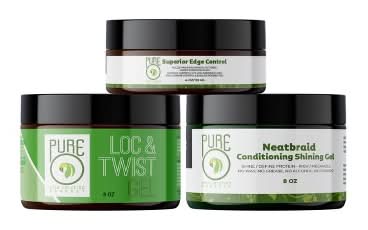 Pure O Natural Neatbraid Conditioning Shining Hair Gel (8 oz)