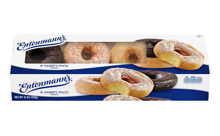 Entenmann's 8pk Variety Donuts, 15 oz