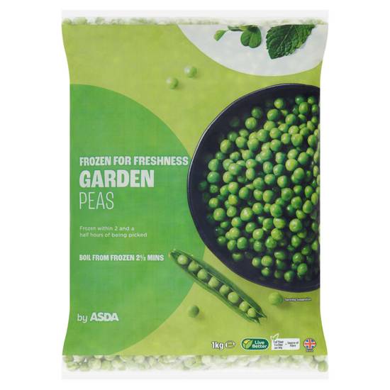 Asda British Garden Peas 1kg