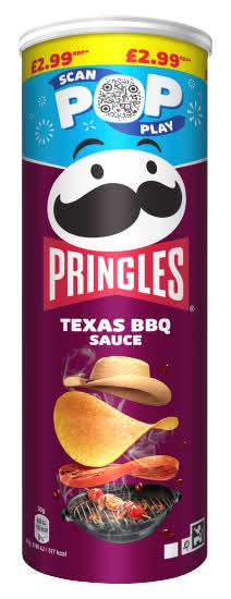 Pringles Texas Bbq Sauce, Potato Chips (165g)