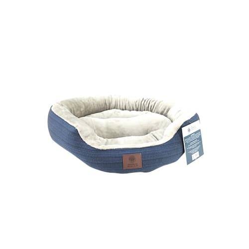 Akc 21! Blue Round Casablanca Dog Bed (2 lbs)