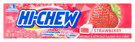 Hi-Chew Strawberry Fruit Chews Candy (50g)