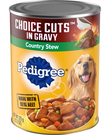 Pedigree Choice Cuts In Gravy Country Stew Dog Food 13.2oz Can