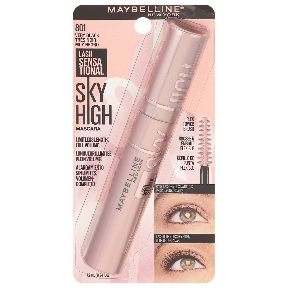 Maybelline 801 Very Black Sky High Mascara (7.2 ml)