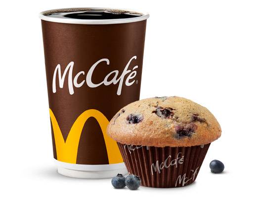Muffin & Coffee Pairing [360-440 Cals]