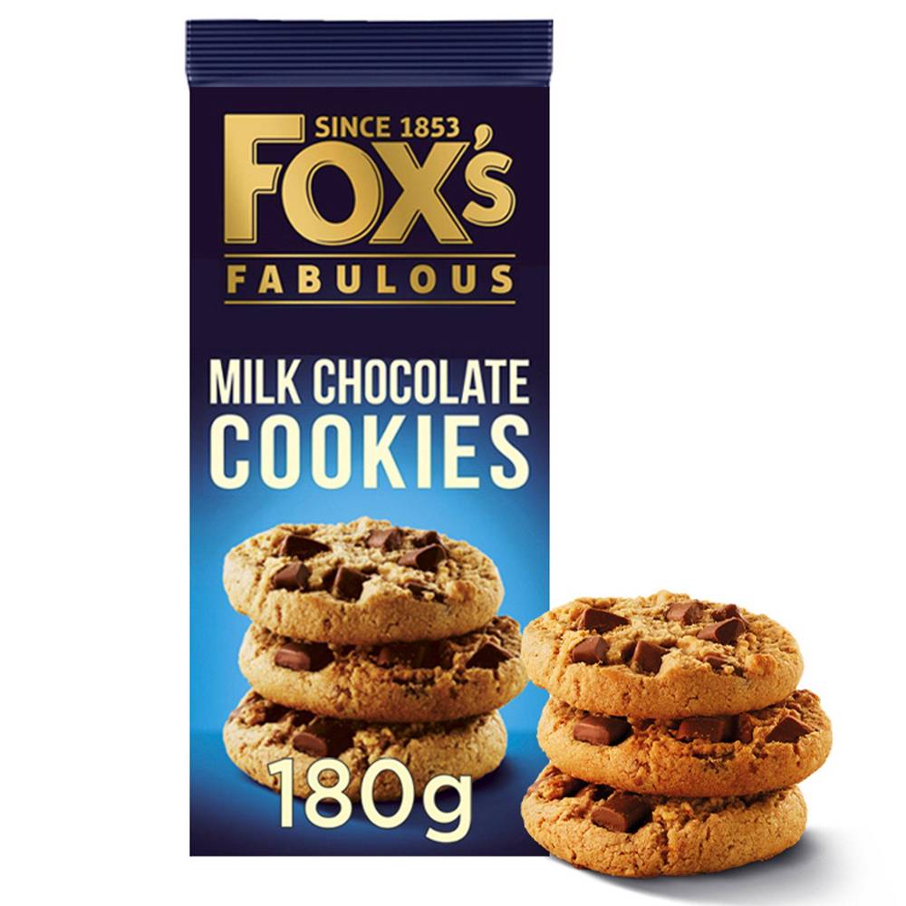 SAVE £1.20 Fox's Biscuits Milk Chocolate Chunk Cookie 175g