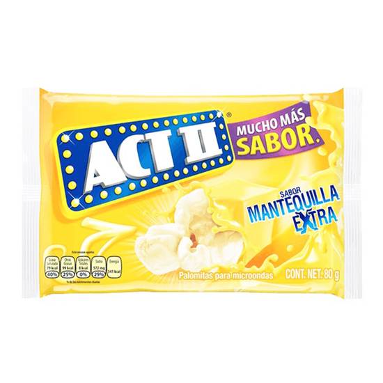 Canguil Sabor Extra Mantequilla Act Ii 80 Gr