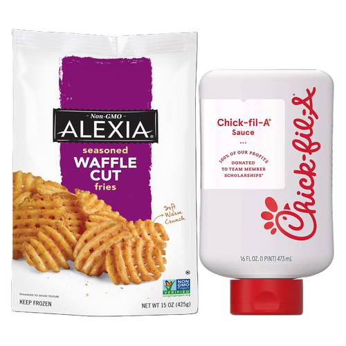 Alexia Crispy Waffle Fries and Chick Fil-A Sauce bundle