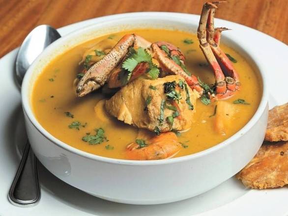 Order Sopa de Mariscos (Seafood Soup - Coconut based) ONLY ON FRIDAYS food online from Ideal Market store, Baton Rouge on bringmethat.com