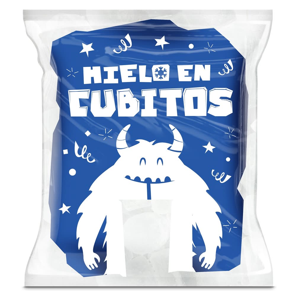 Hielo En Cubitos Bolsa 2 Kg