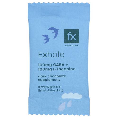 Fx Chocolate Exhale GABA & L-Theanine Dark Chocolate Supplement