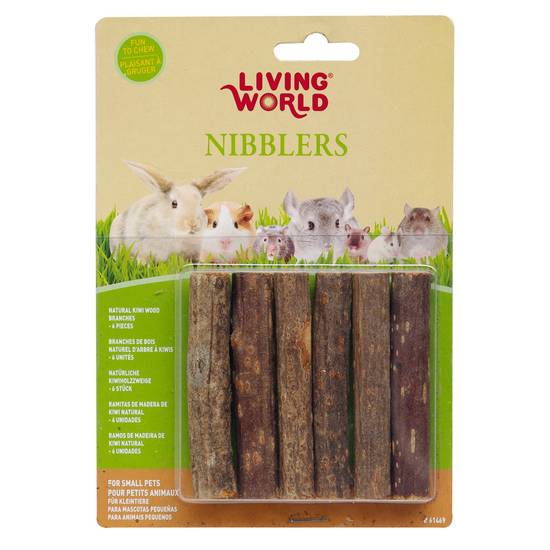 Living World Nibblers Kiwi Sticks (Color: Assorted)
