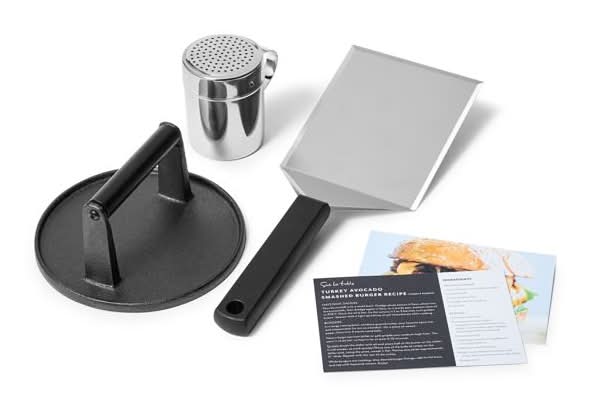Sur La Table Smashed Burger Kit Black