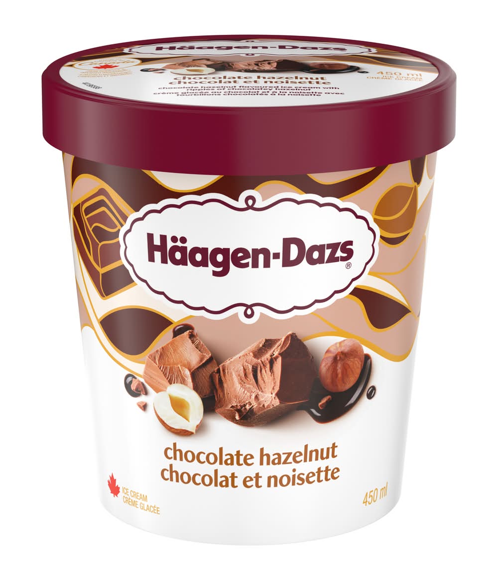 Häagen-Dazs Chocolate Hazelnut Ice Cream (450 ml)