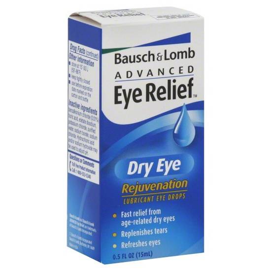 Bausch & Lomb Advanced Dry Eye Relief Lubricant Drops, Rejuvenation - 0.5 fl oz