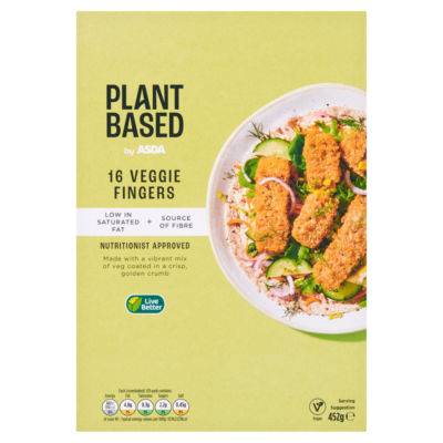 ASDA Plant Based Veggie Fingers (16 pack)