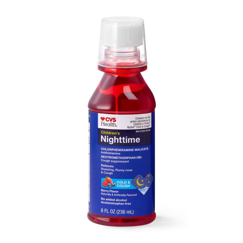 Cvs Health Children's Nighttime Cold & Cough Relief Syrup (berry)