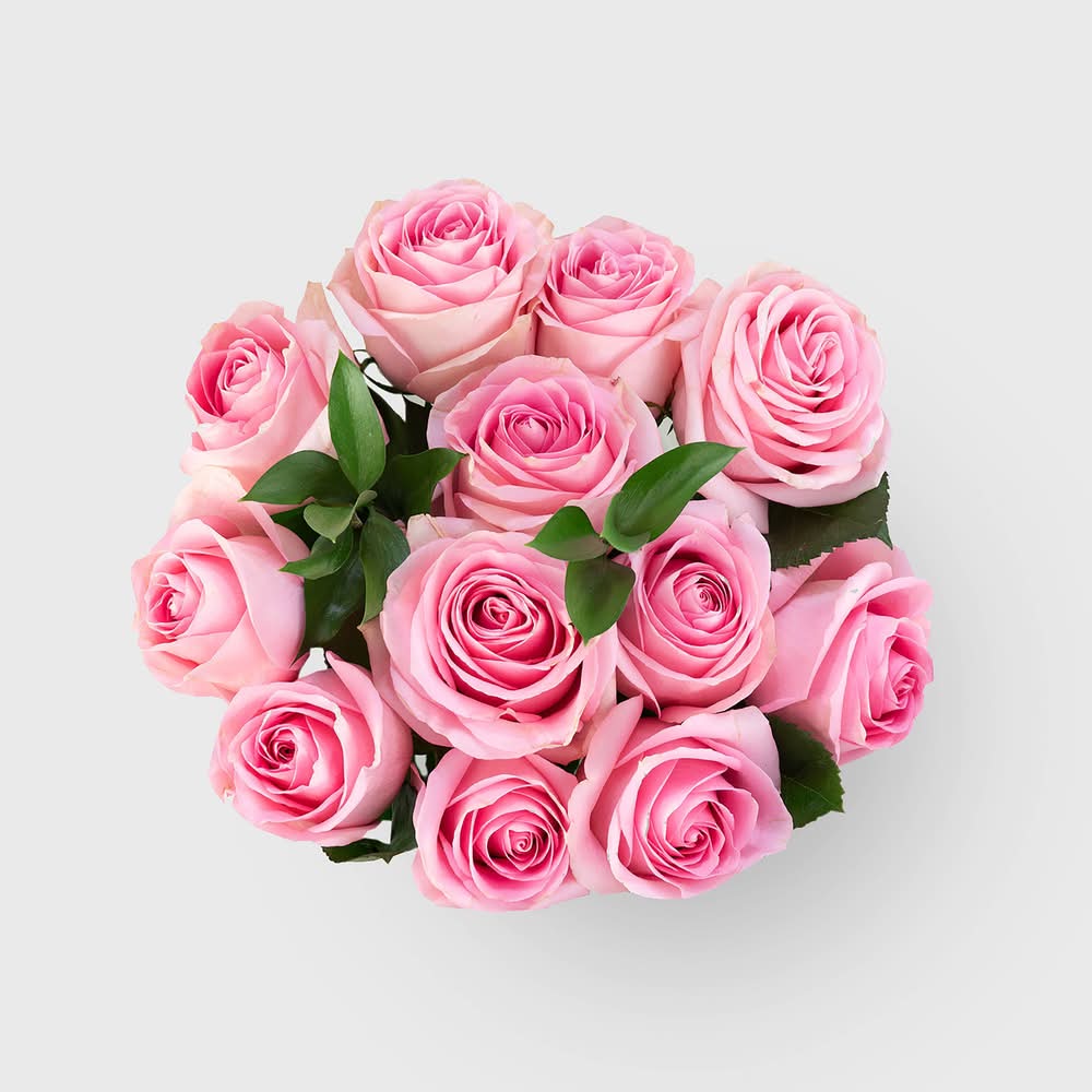 Good Little Garden Fresh Cut Vibrant Pink Roses