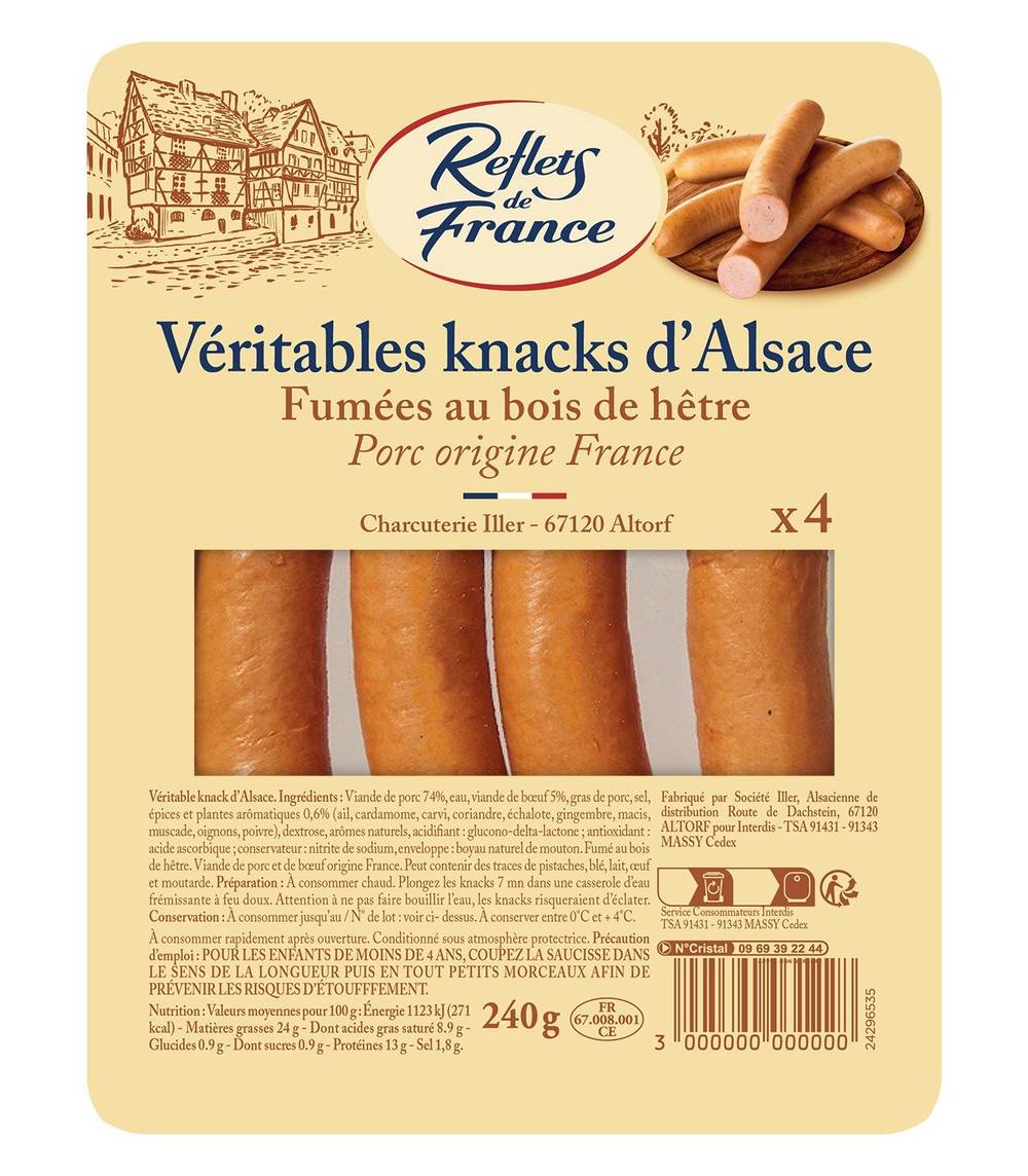 Reflets de France - Véritables knacks d’alsace (4)