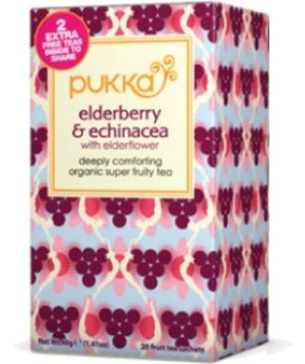 Pukka Organic Tea, Elderberry- Echinacea (40g, 20 pack)