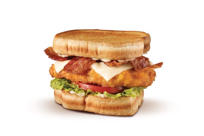 Hand-Breaded Bacon Swiss Chicken Sandwich