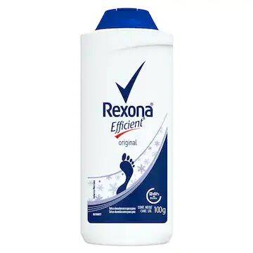 Rexona talco desodorante para pies efficient (botella 100 g)