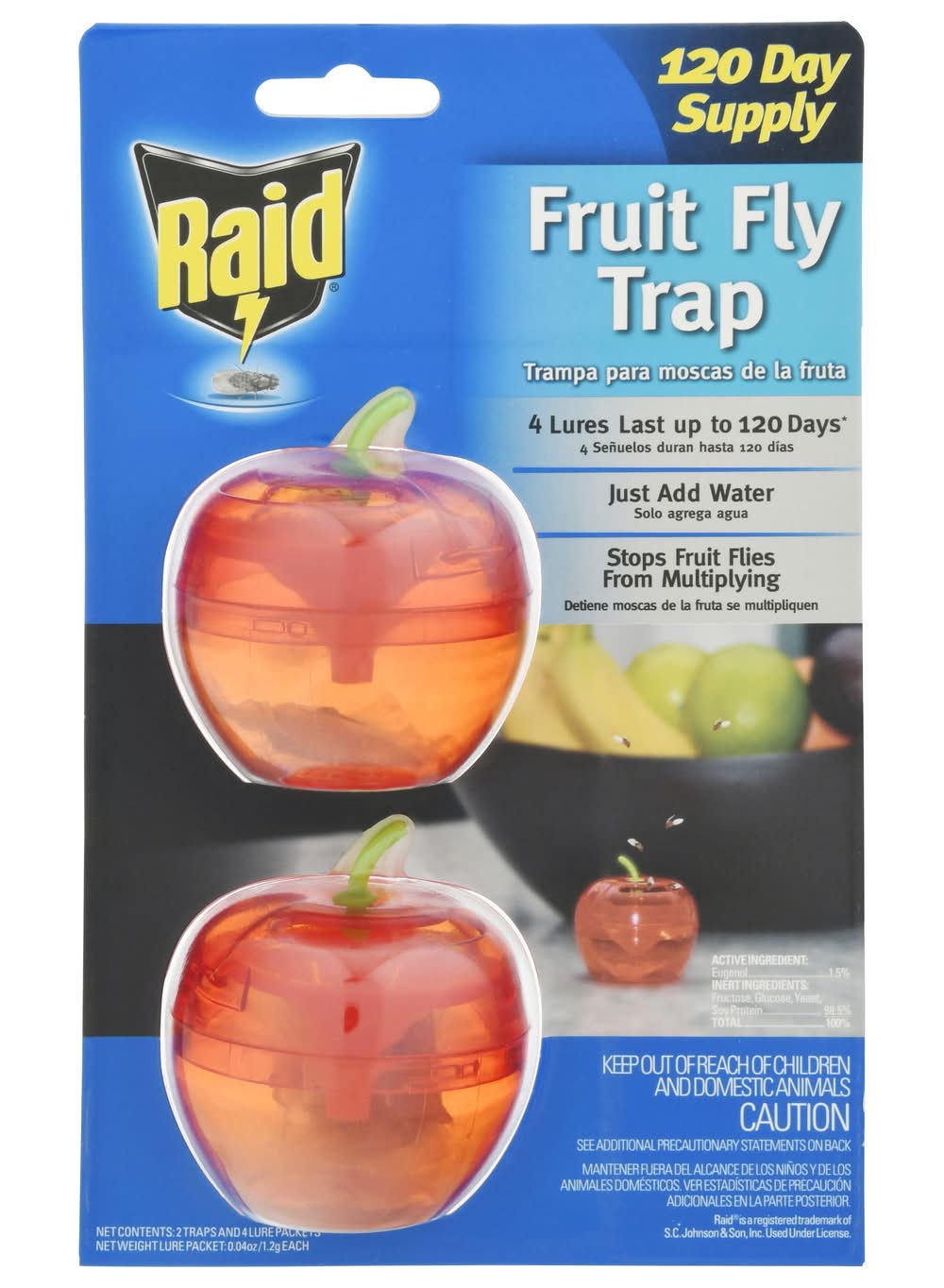 Raid Fruit Fly Trap (12 fl oz, 2 ct)