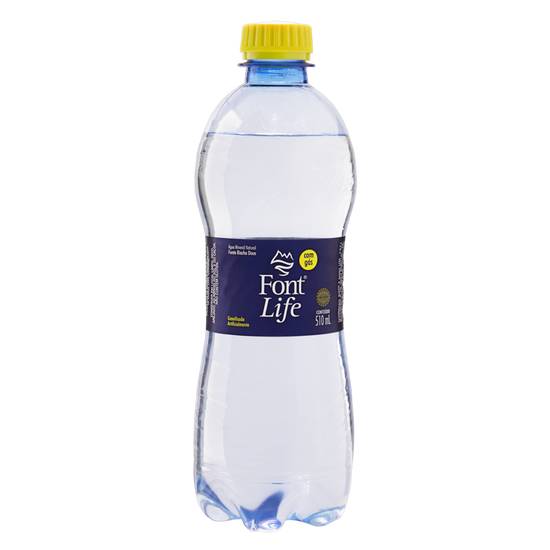 Font life água mineral com gás (510ml)