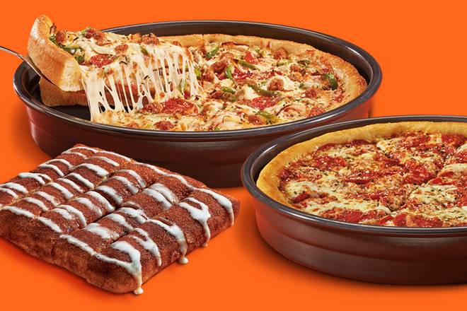 Chicago Style Pizza, Chicago Style - Pepperoni Classico and Cinnamon Bites Bundle