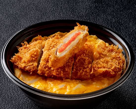 熟成ハーフ明太子チーズ重ね焼きかつ丼