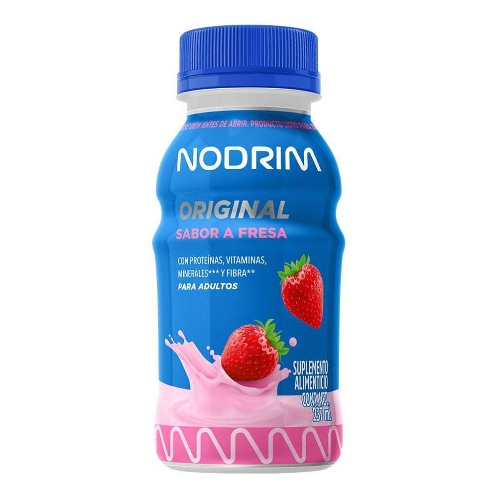 Nodrim suplemento alimenticio para adulto (fresa)