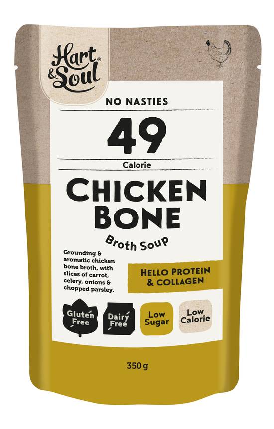 Hart & Soul Chicken Bone Broth Soup 350g