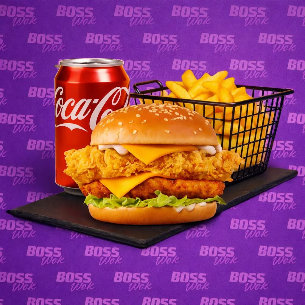 MENU SPICY CROUSTY CHICKEN (CANETTE + FRITE+ BOISSON)