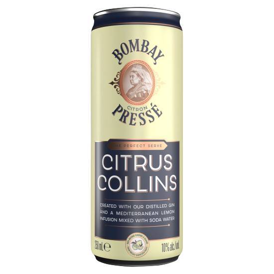 Bombay Citron Pressé Citrus, Collins Alcoholic Drink (250ml)