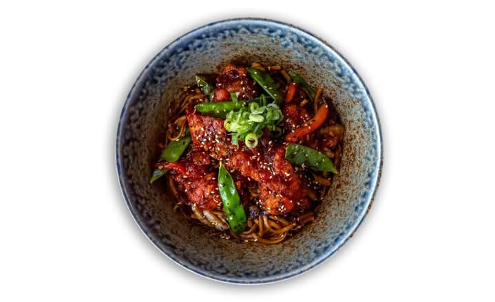 Firecracker Karaage Chicken Noodles 鞭炮炸鸡面
