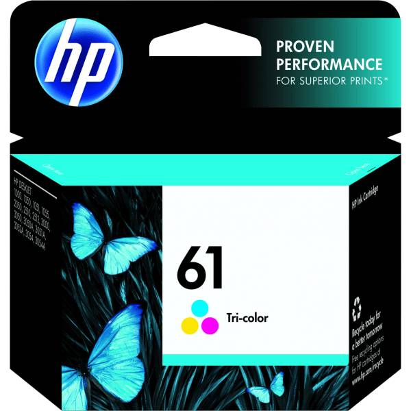 HP Original 61 Tri-Color Ink Cartridge