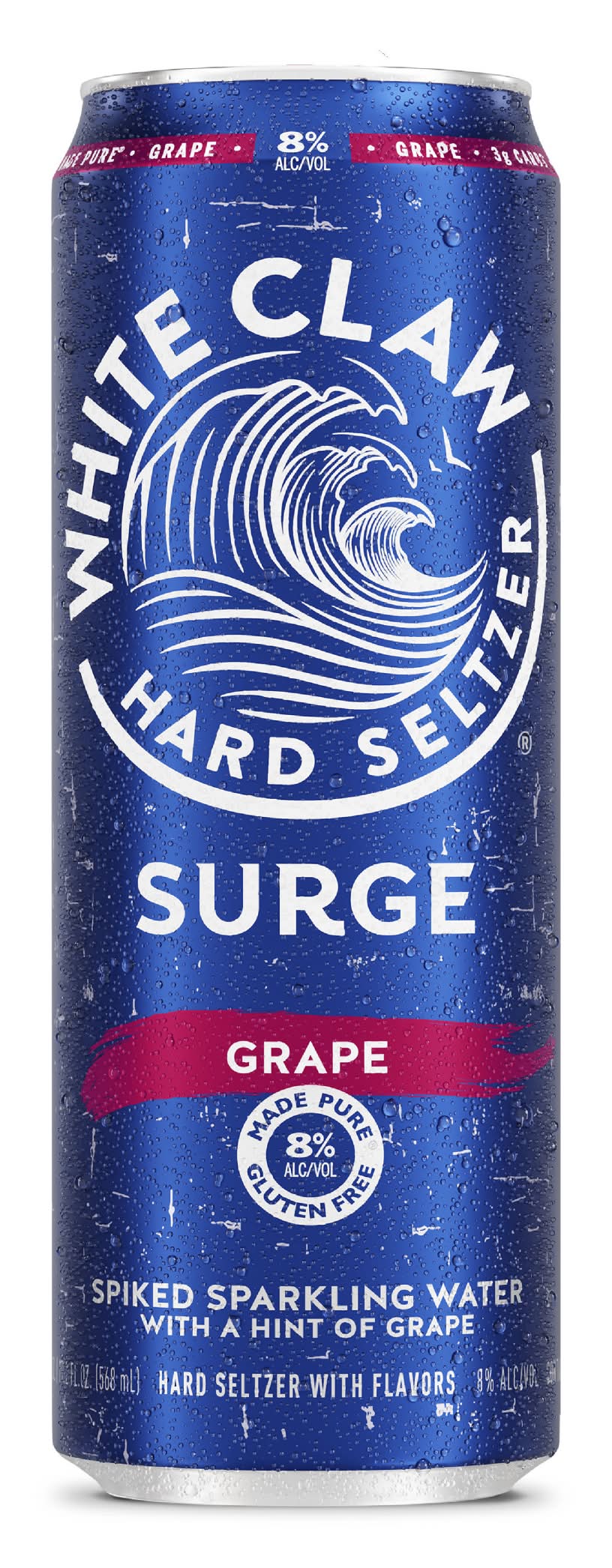 White Claw Hard Seltzer Surge, Grape (19.2 fl oz)