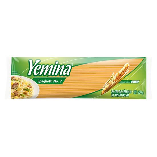Yemina pasta spaghetti no. 7 (sobre 500 g)