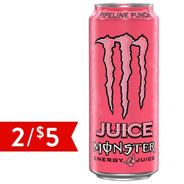 Monster Pipeline Punch Juice 16oz