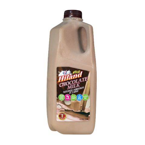 Hiland Chocolate Milk 2% Half Gallon