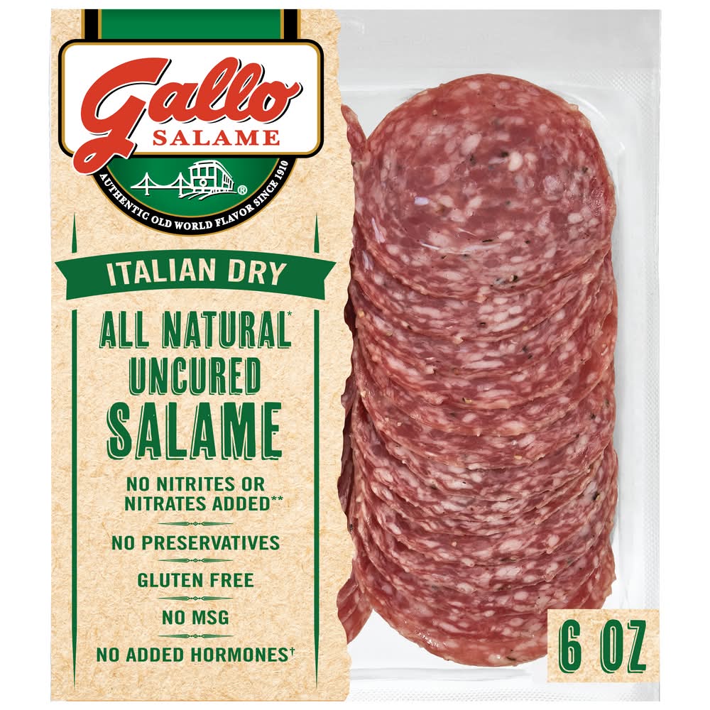 Gallo Salame All Natural Italian Dry Uncured (6 oz)