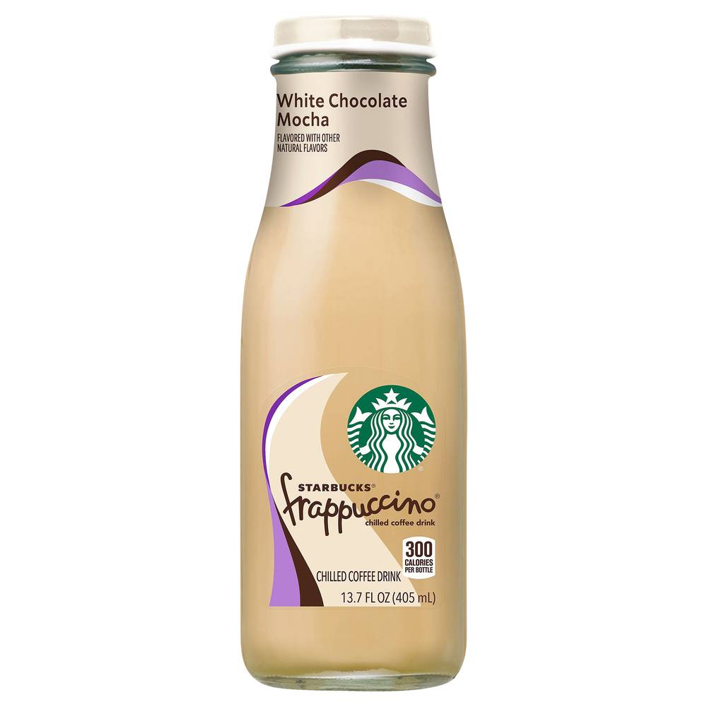 Starbucks Frappuccino Chilled Coffee Drink, White Chocolate-Mocha (13.7 fl oz)