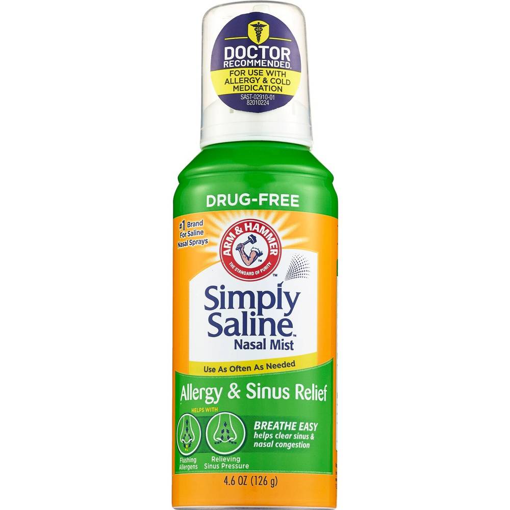 Simply Saline Allergy & Sinus Relief Nasal Mist, 4.6 OZ