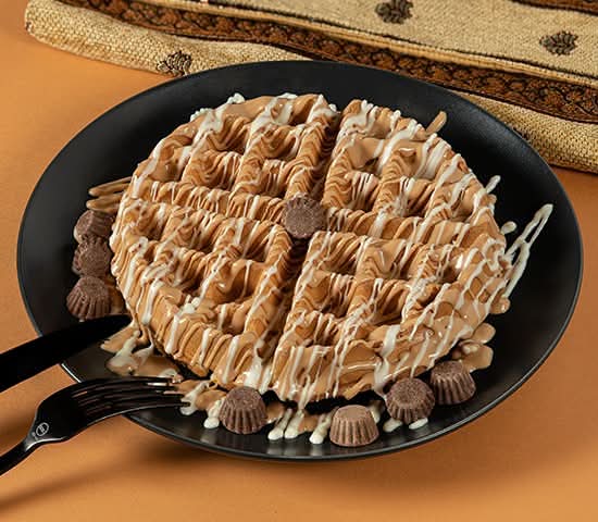 PB & Chocolate Waffles