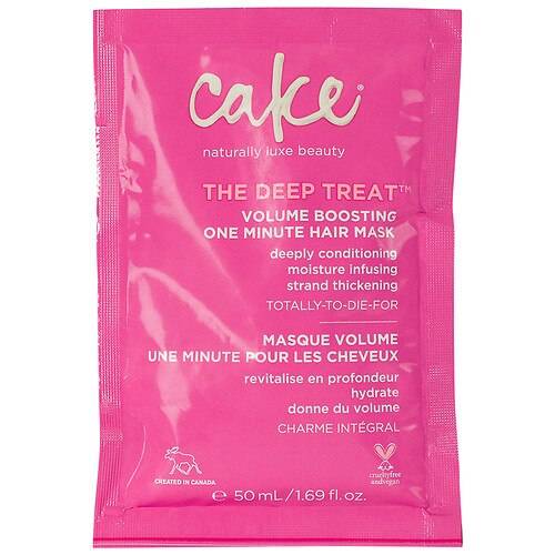 Cake The Deep Treat Volume Boosting One Minute Hair Mask - 1.69 fl oz