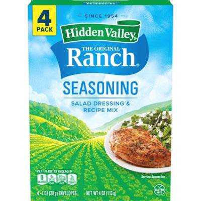 Hidden Valley Ranch Original 4 Pack Salad Dressing