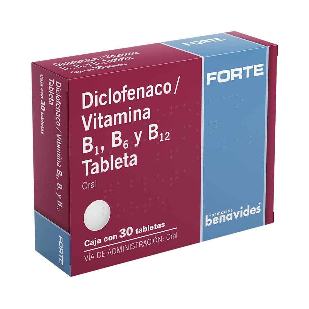 Almus complejo b/ diclofenaco forte tabletas (30 piezas)