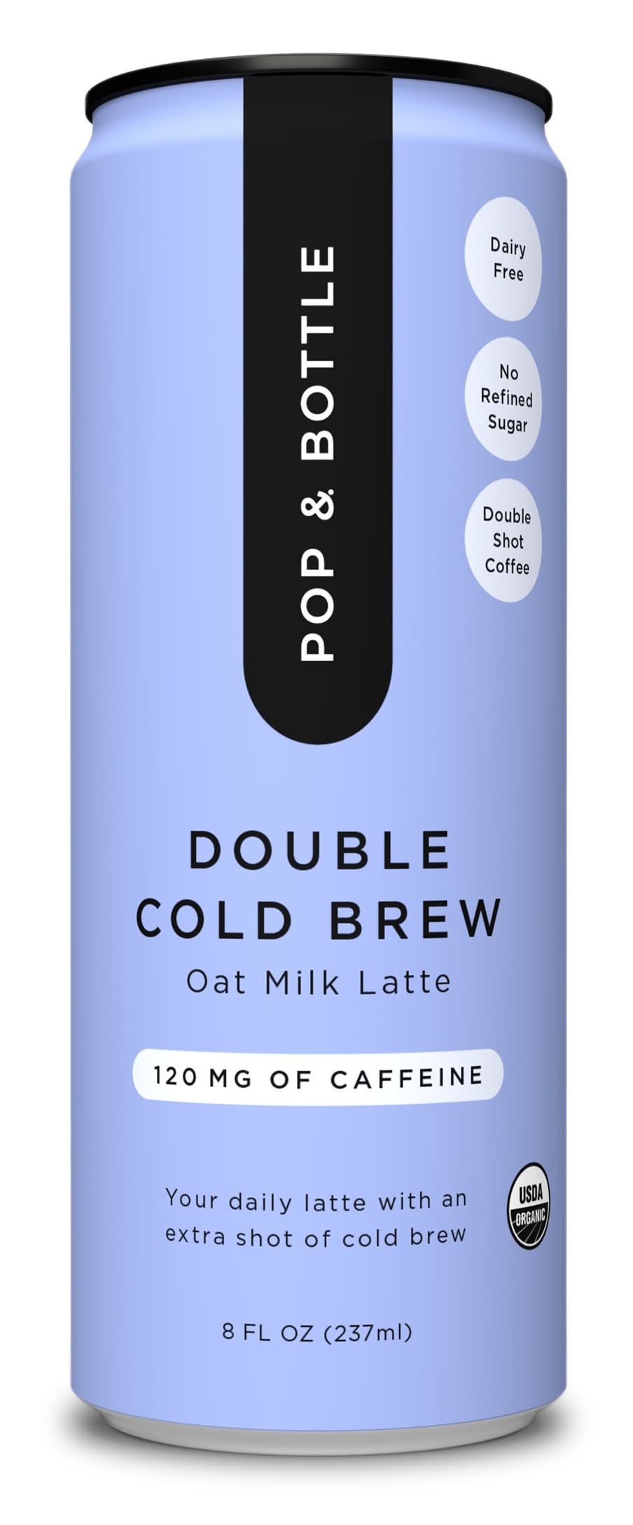 Pop & Bottle Double Cold Brew Oat Milk Latte (8 fl oz)