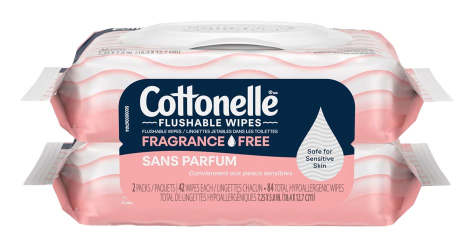 Cottonelle Sans Parfum Jetable - Cottonelle Frag.Free Flushable