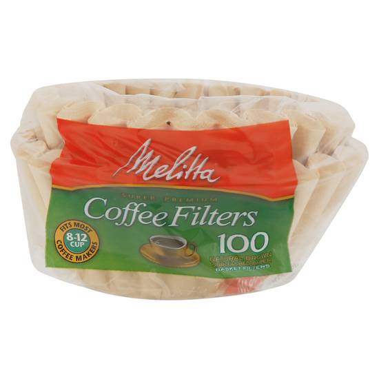 Melitta Paper Coffee Filters Natural Brown